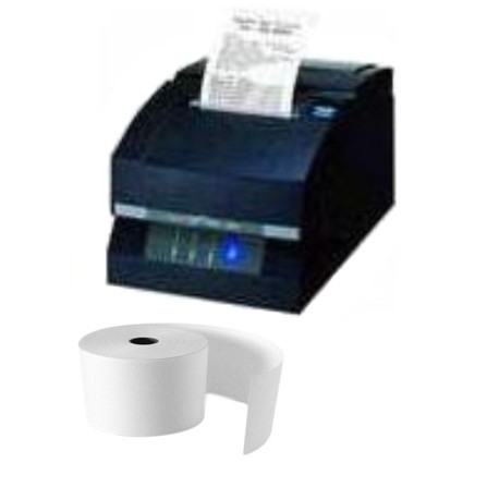 Lot De 5 Rouleaux Papiers D'impression Thermique 80 X 80mm Pour Imprimante  5Pcs – Blanc - FEX
